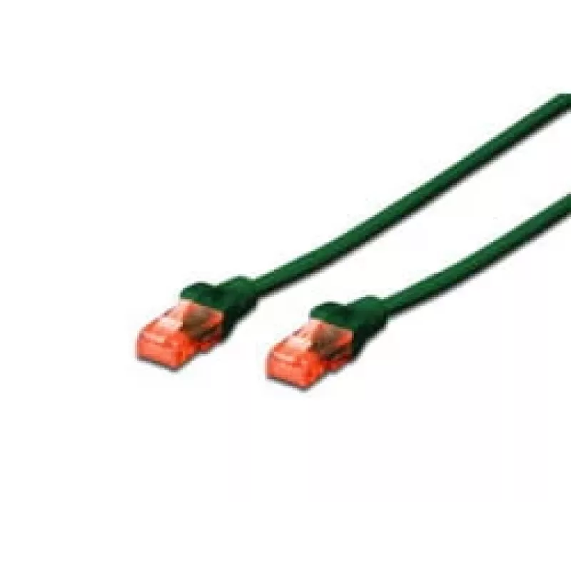 Network Cable Digitus CAT 6 U/UTP RJ-45 Cat6 2m Green
