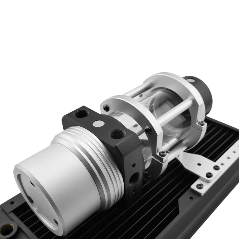 Singularity Computers Protium Reservoir 100mm - Acetyl, silver, black