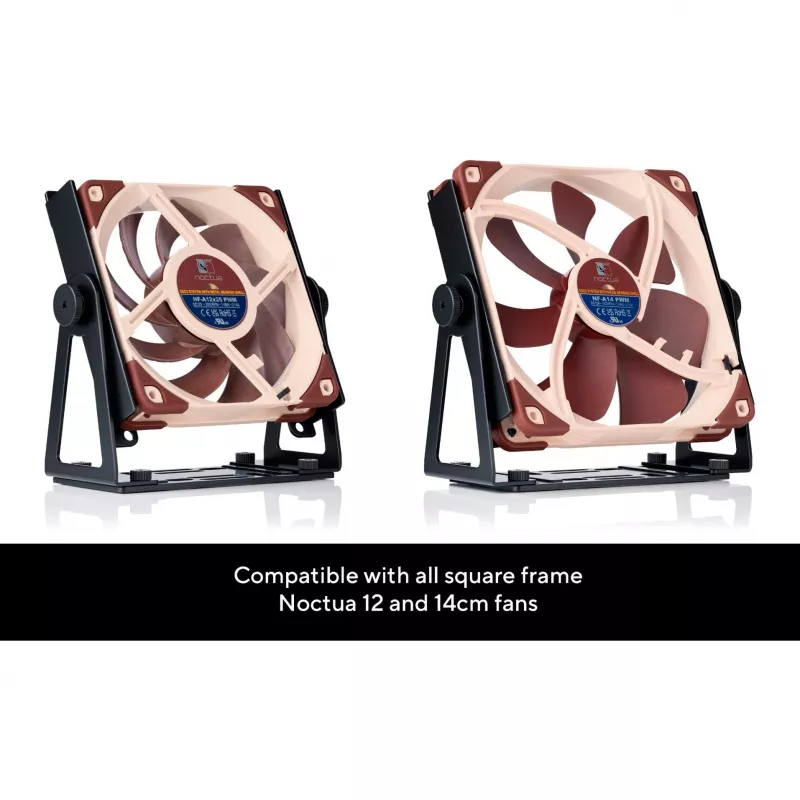 Noctua NV-FM1 Multi-Purpose Pivoting Fan Mount, Black