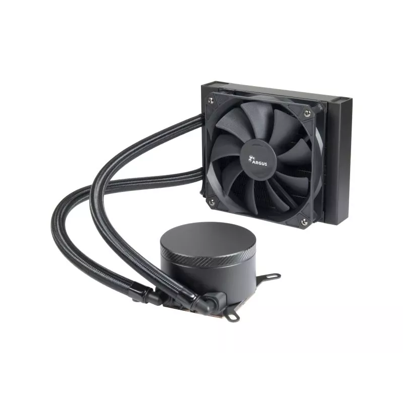 All-in-one liquid cooler INTER-TECH Argus Iceman B-120, 120 mm fan, hydraulic bearing, black