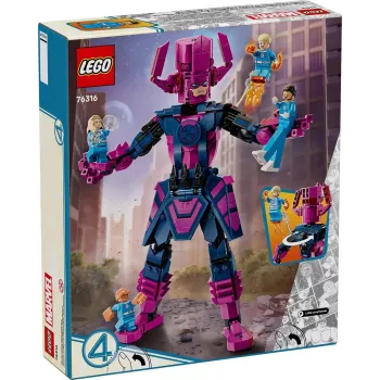 LEGO building set Marvel Super Heroes 76316 — Fantastic Four: Galactus minifigure set, 427 pieces, 4 minifigures, age 9+