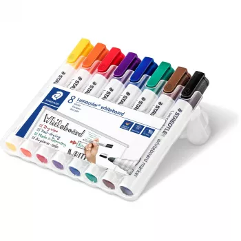 Permanent Marker Staedtler Lumocolor 351 WP8 Bullet Tip Multicolour 8 pcs