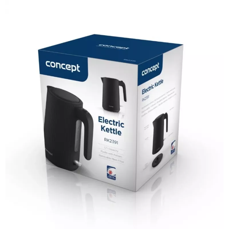 Electric kettle 1,7l Concept RK2391 black