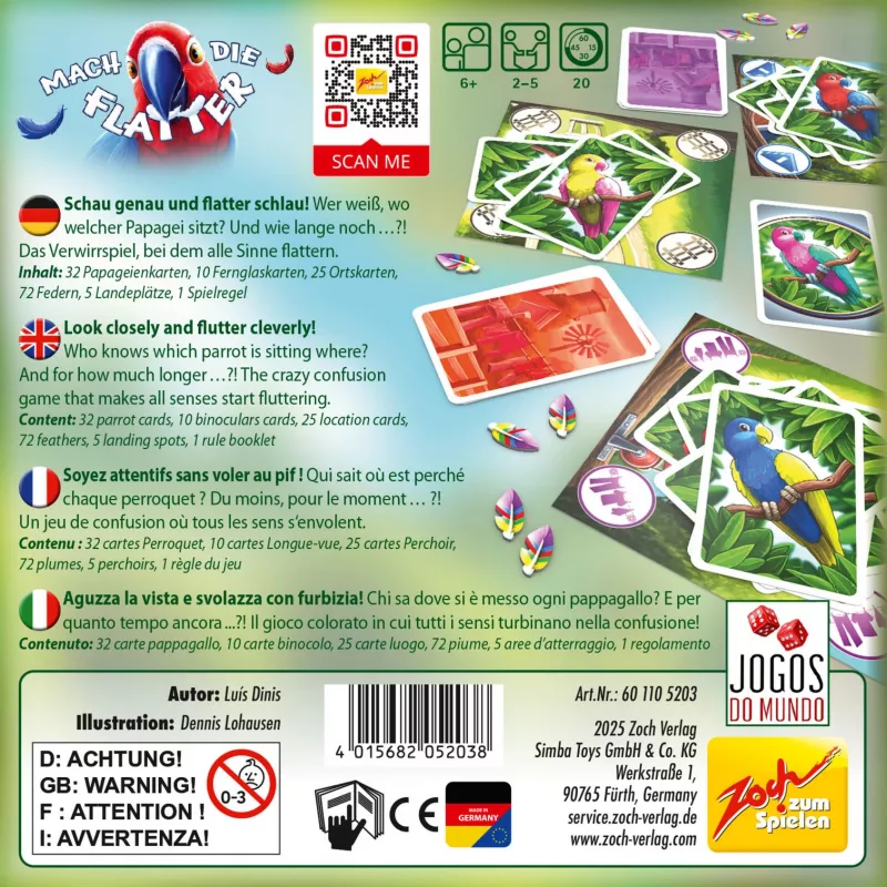 Mach die Flatter, Board Game