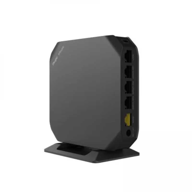 Tabletop router RUIJIE RG-EG105GW(T) Dual-band Wi-Fi 5, 2.4/5 GHz, 5 Gigabit LAN ports, internal antennas