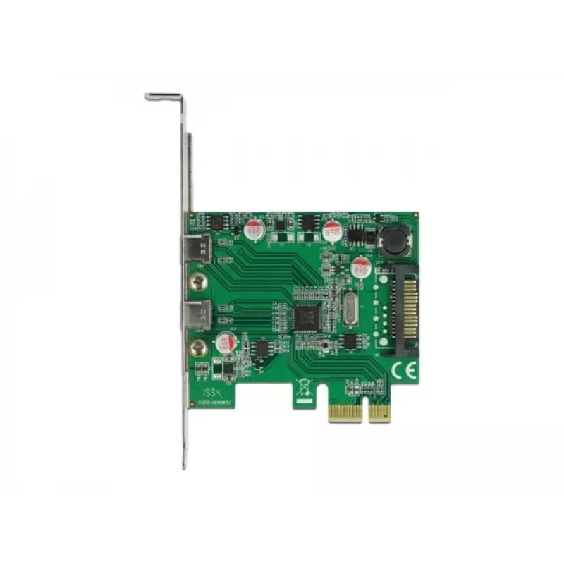 DeLOCK PCI Express x1 Card to 2 x USB Type-C™ female