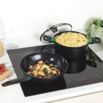 Frying pan Russell Hobbs 26 cm Verde Thermocollar RH03277EU7 — nonstick, 26 cm