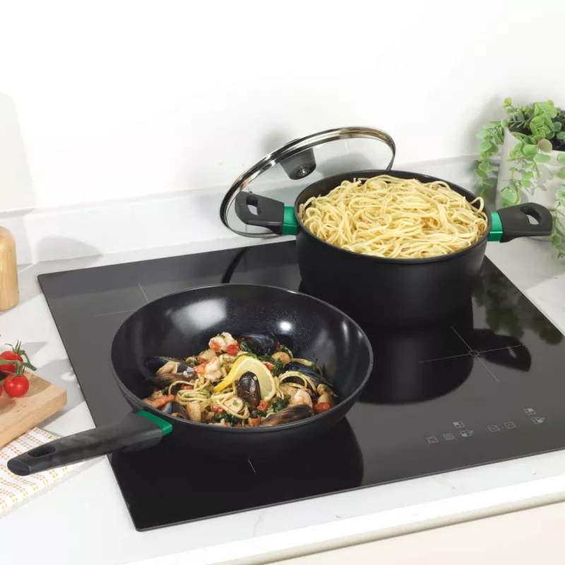 Frying pan Russell Hobbs 26 cm Verde Thermocollar RH03277EU7 — nonstick, 26 cm