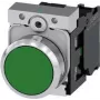 Siemens 3SU1150-0AB40-1BA0 electrical actuator Black, Green, Silver