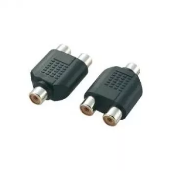 RCA (Cinch) Y-Adapter SpeaKa Professional SP-2873360 — 1x female to 2x female