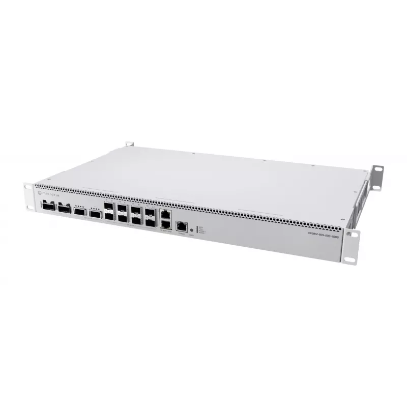 MikroTik CRS812-8DS-2DQ-2DDQ-RM (CRS812 DDQ) Cloud Router Switch, 400G