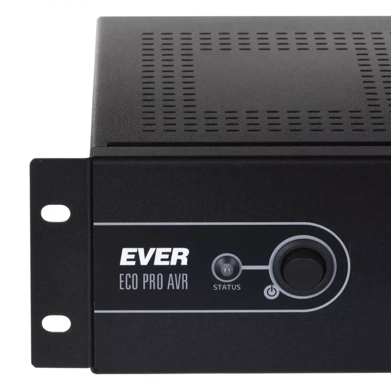 EVER ECO Pro 1000 AVR CDS 19 inch 2U Rackmount Line-Interactive UPS, 1000 VA / 650 W