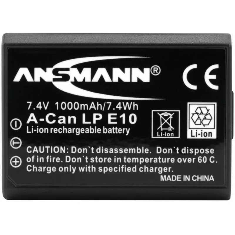 Battery Ansmann A-Can LP E10 Lithium-Ion 1000 mAh