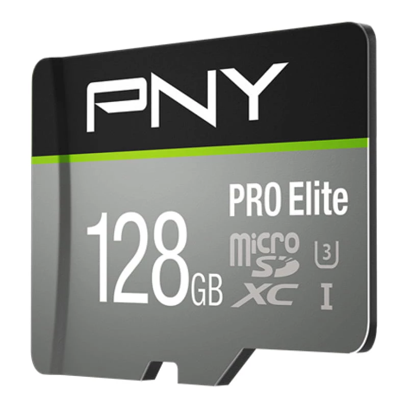 MicroSDXC Flash Card PNY PRO Elite 128GB UHS-I Model P-SDU128V31100PRO-GE