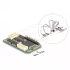 Internal Mini PCIe interface adapter DELOCK 95279 — Serial host, Mini PCIe output, RS-232 support, 460.8 Kbit/s, FIFO 256 B, 30×51×10 mm