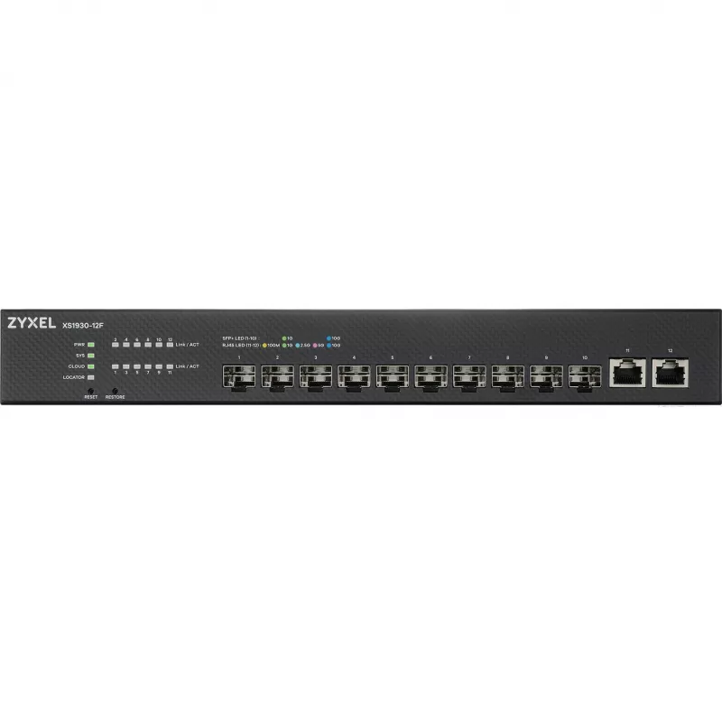 Zyxel XS1930-12F-ZZ0101F network switch Managed L2/L3 Black