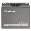 Qoltec 53046 AGM battery 12 V 17 Ah, max 255 A