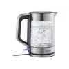 Electric kettle Severin 1.7 L 2200 W Black Stainless steel Transparent