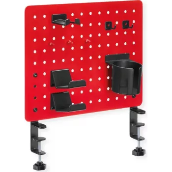 VALUE Pegboard f.Gamer Clamp Mount Red (17.99.0099)