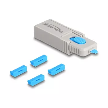 Port blocker DeLOCK 20927 DisplayPort 4 pieces + lock tool