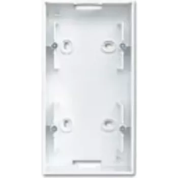 Surface-mounted 2-gang accessory housing Busch-Jaeger Busch-balance SI Alpinweiß 1702-914