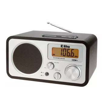 Portable Radio ELTRA Kormoran Analog FM LW LCD Black Silver