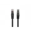 Network cable LANBERG PCU6-10CU-0025-BK Cat6 F/UTP RJ-45 0.25 m Black