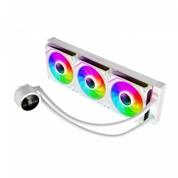 Gamemax | CPU Liquid cooler | ICEBURG 360 DIGITAL | White