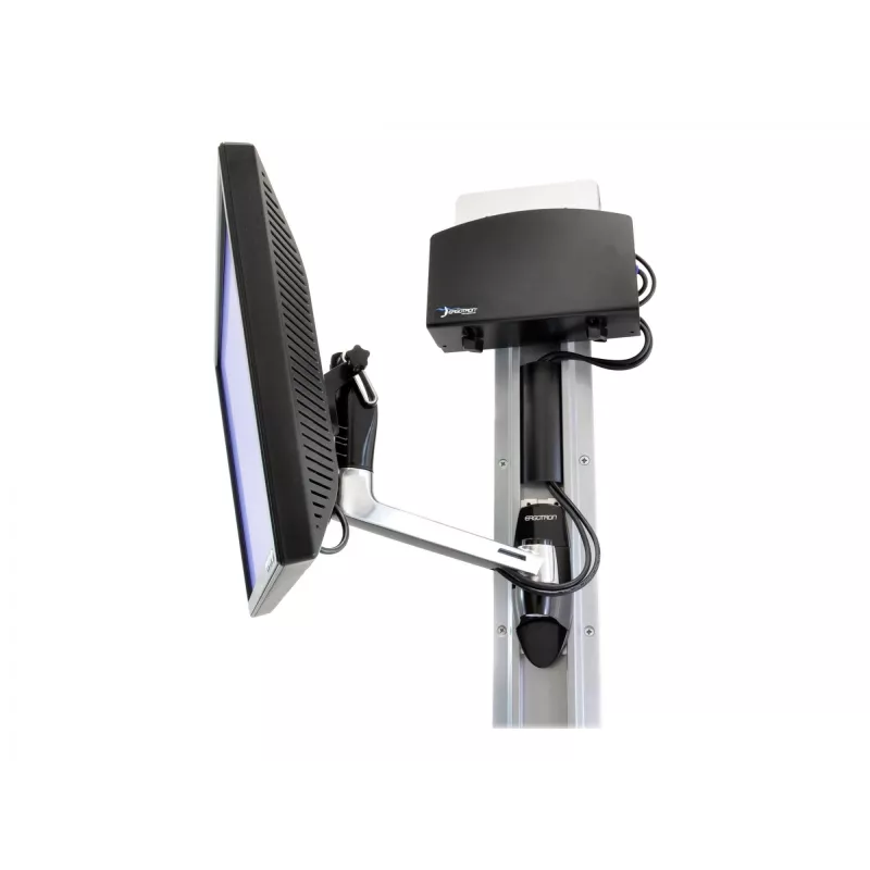 Ergotron LX HD wall mount Swing Arm - Mounting Kit (swing arm, knob) for TV (tilt and swivel) - Aluminium - Screen Size: to 106,7 cm (to 106,70cm (42) ) - mounting hardware