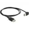 USB Cable DeLOCK 1m USB 2.0-A to USB 2.0-A Black