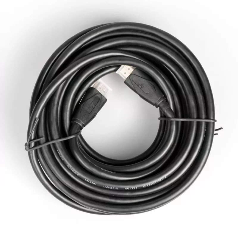 Cable HDMI v2.0 10m. gilded