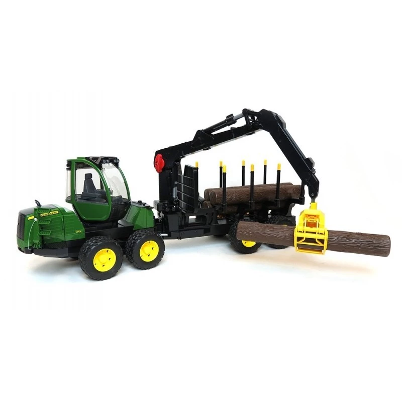 Bruder John Deere 1210E Forwarder with grab
