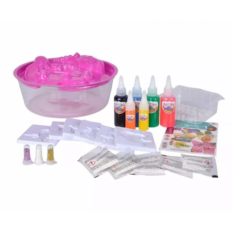 SIMBA Aqua Gelz set Magic Mermaids playset, model 106322568, craft kit with water-activated gel beads