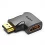 Vention HDMI 270 Degree small to Female Vertical Flat Adapter Black