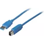USB Type A to B Cable ShiverPeaks 3.0 (model 77030) — data and device connection