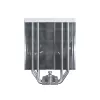 CPU air cooler Montech NX400, 120 mm fans, White, dimensions 156×74×120 mm, TDP 270 W