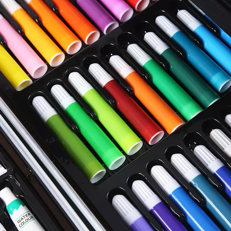 Art paint kit Extralink EX.20154 — 145-piece children's art set in large suitcase