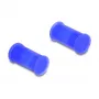 Port dust cover DELOCK 60672 for DL4 ports, silicone, blue, 14×27×14 mm, pack of 10