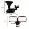 LED wall lamp MACLEAN MCE524 with PIR motion sensor, model MCE524 B