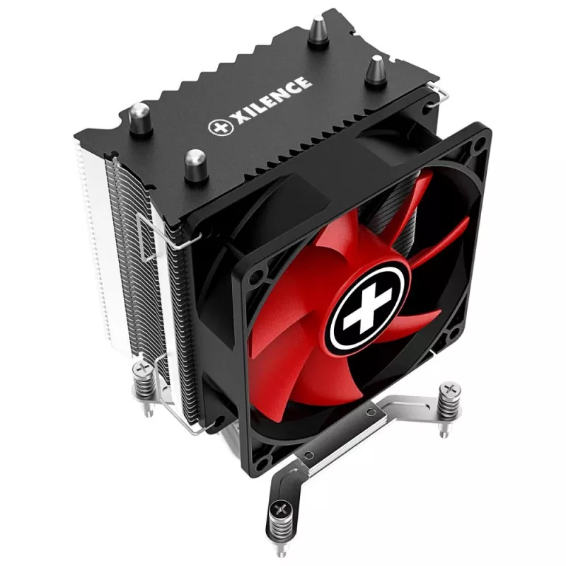 Xilence I402 Processor Cooler 9.2 cm Black, Red, Silver