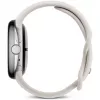 Google Pixel Watch 3 LTE Sport Wristband 41mm, Silver/Porcelain