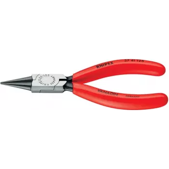 Knipex 37 41 125 electronics and precision mechanics round nose pliers straight 125 mm