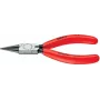Knipex 37 41 125 electronics and precision mechanics round nose pliers straight 125 mm