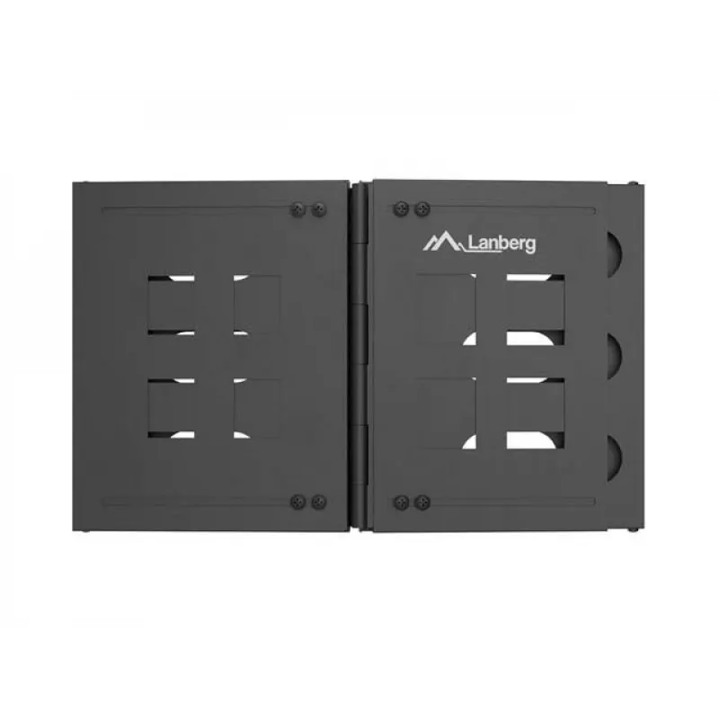 Wall-mount 19 inch rack LANBERG 6U, depth 497x400/240 mm, model FB01-5406-10B