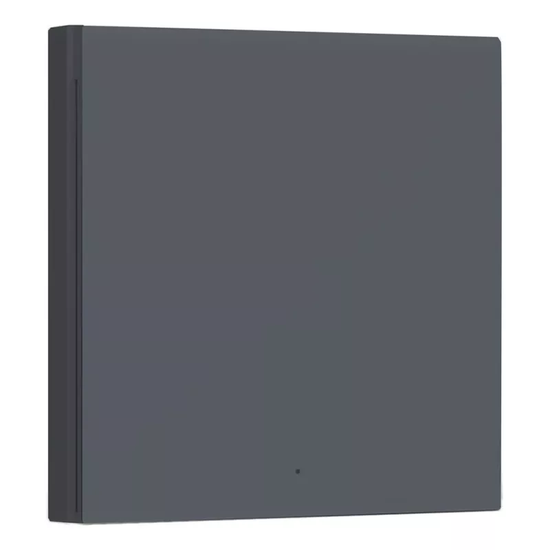AQARA Smart Wall Switch H1 EU (No Neutral, Single Rocker) (WS-EUK01-G), Grey - Zigbee wallswitch with relay