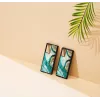 Protective phone case iKins for Samsung Galaxy Note 20 — Aqua Agate design