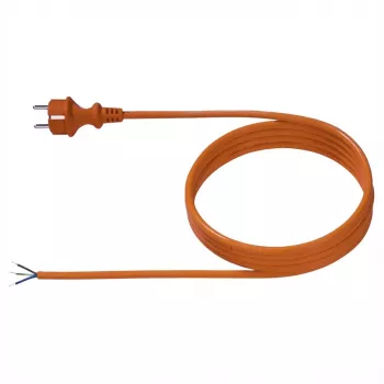 Power cable Bachmann 327.876, 5 m, 250 V 16 A, orange