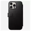 Folio phone case Nomad NM01675785 for Apple phones, fits up to 17.5 cm (6.9 inch), Black, 3 card pockets, desktop stand