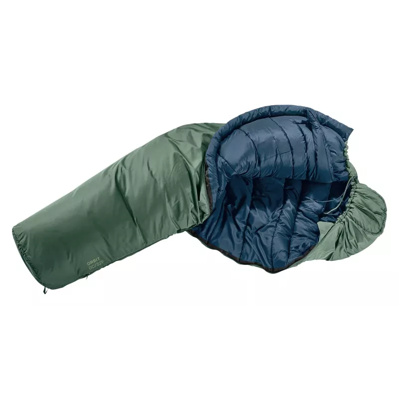 Sleeping bag DEUTER Orbit -5C/23F Adult walking, 2080×750×500 mm, synthetic, green