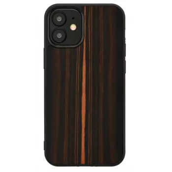 Protective phone case Man and Wood for iPhone 12 mini — ebony black